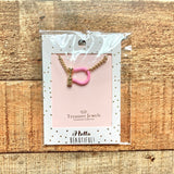 Treasure Jewels Pink Charm Necklace NWT