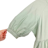 English Factory Hidden Button Up Tiered Dress NWT- Size L