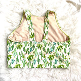 Mott50 Cactus Print High Neck Swim Bra- Size L (TOP ONLY) see notes