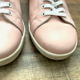 Z Organic Self Love "Fierce" Edition Pink Leather Sneakers- Size 39 (see notes)