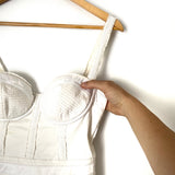 Guess by Marciano White Bustier Dress- Size 4 (see notes)