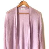 Vestique Purple Knit Long Cardigan- Size S