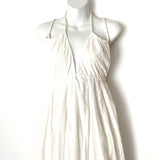 Free People White Maxi Dress- Size L (see notes)
