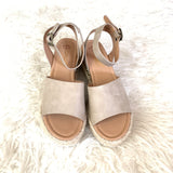 DBDK Fashion Platform Espadrilles with Ankle Strap- Size 7.5