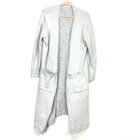 Amaryllis Grey Chenille Cardigan- Size M/L