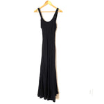 Skylar + Madison Black Leopard Print Maxi Dress- Size S