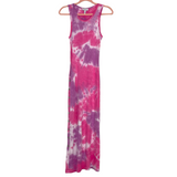 Sofia Pink & Purple Tie Dye Maxi Tank Dress NWT- Size XS
