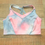 Wavvy Pink/Blue Tie Dye Sports Bra- Size L (We Have Matching Bottoms!)