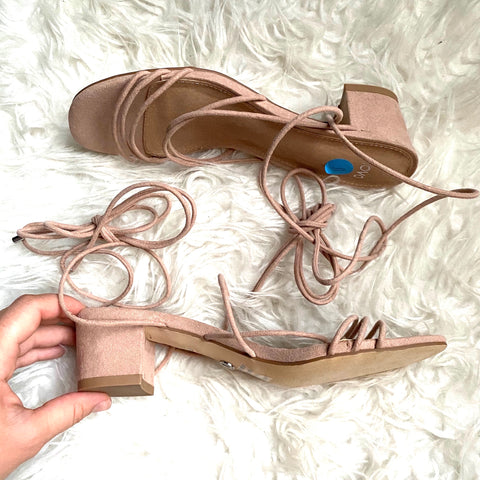 Nova Nude Wrap Sandals- Size 8.5 (LIKE NEW)