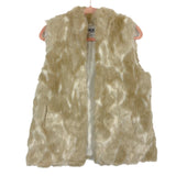 JACK by BB DAKOTA Cream Faux Fur Vest- Size S