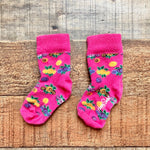 Happy Socks Pink Floral Socks- Size 0-3M (see notes)