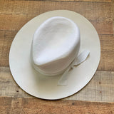 Olive & Pique Cream Wool Wide Brim Hat NWT (see notes)