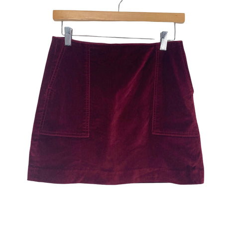 Gap Burgundy Corduroy Skirt- Size 00