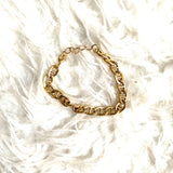 Jag Gold Chain Link Bracelet