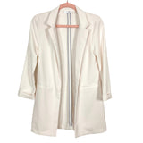 Vestique Cream Roll Sleeve Long Blazer- Size S (see notes)