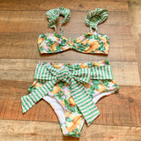 No Brand Lemon Print Bikini Set NWOT- Size M