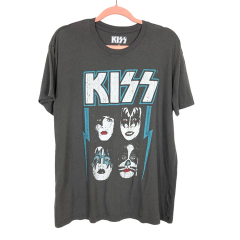 Kiss Gray Band Graphic Tee- Size XL