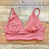 L*Space Padded Double Strap Bikini Top- Size S