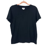 The Drop Black Sydney Cropped Crew Neck T-shirt- Size XL (See Notes - Sold Out Online!)