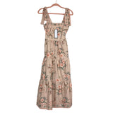 Goodnight Macaroon Blush Floral Tie Strap Dress NWT- Size M