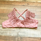 PILYQ Dusty Rose Bikini Top- Size M (Top Only)