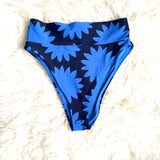Aerie Blue Floral High Cut Cheeky Bikini Bottoms- Size S (we have matching top)