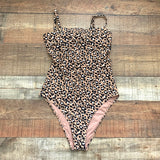 Aerie Animal Print One Piece Cheeky Swimsuit- Size M