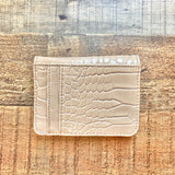 No Brand Tan Snakeskin Small Change Purse/Card Wallet