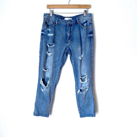 Kancan Distressed High Waisted Skinny Jeans- Size 29 (Inseam 26”)