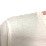 ABLE White Tiger Print Tee- Size XXS (see notes)