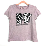 H&M Label of Graded Goods MTV Graphic Heathered Tee- Size S