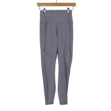 Thrive Societe Cloud Grey Motion Mesh Inset 7/8 Leggings- Size S (See Notes-Inseam 26")