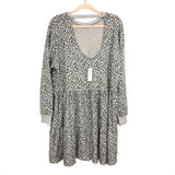 American Eagle Animal Print Sweater Dress NWT- Size M