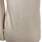 Gibson Look Gold Glittered One Shoulder Top- Size S (see notes)