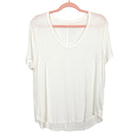 A New Day Off White Scoop Neck Top- Size L