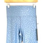 Carbon38 Blue Leopard Print Leggings NWT- Size S (Inseam 24")