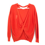 Express Red Orange Open Twist Back NWT- Size XS