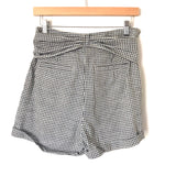 Cartonnier By Anthropologie Gingham Front Tie Shorts- Size 4