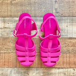 Jeffrey Campbell Pink Platform Fisherman Jelly Sandals- Size 9 (sold out online)