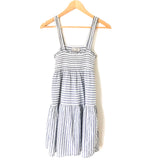 ASOS Smocked Bodice Striped Dress- Size 2