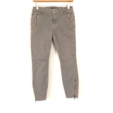 MOTHER Denim Grey Skinny Jean with Zipper Ankle- Size 26 (Inseam 24.5”)