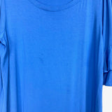 Lilly Pulitzer Blue Tiered Ruffle Sleeve Shirt Dress- Size XL (See Notes)