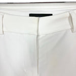 Express White Stretch Mid-Rise Columnist Ankle Pants- Size 00 Short (Inseam 25”,  see notes)