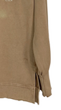Carly Jean Los Angeles Mocha California Dreaming Rolled Hem, Cuffs, and Neckline Sweatshirt- Size S (see notes)