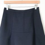 J Crew Navy Fit and Flare Skirt- Size 0
