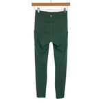 Lululemon Green Side Pocket Exposed Seam Detail Leggings- Size 4 (Inseam 26")