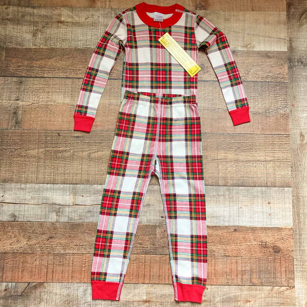 Green Plaid Pajama Set