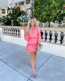 Buddy Love Coral Elastic Waist Dress NWT- Size XS (sold out online)