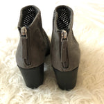 Cityclassified Grey Perforated Booties- Size 7.5 (Brand New!)