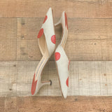 Manolo Blahnik Polka Dot Low Heel Mules- Size 39.5 (US 9.5, see notes)